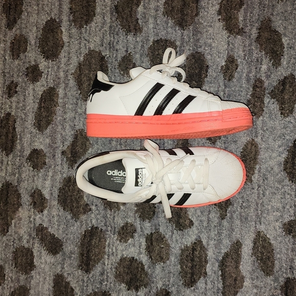 adidas gazelle silver green womens Adidas Superstar EL I Toddlers' Shoes Footwear White-Haze Coral-Footwe